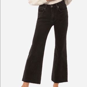 Amuse Society NBW Gabi Crop Flare Denim Pant